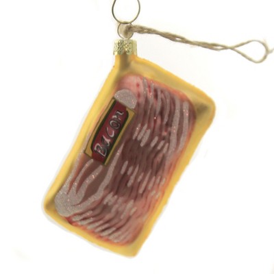 Holiday Ornament 3.5" Deli Bacon Foodie Sizzle  -  Tree Ornaments