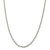 Black Bow Jewelry 4.75mm Sterling Silver Solid Belcher (Rolo) Chain Necklace - 3 of 4