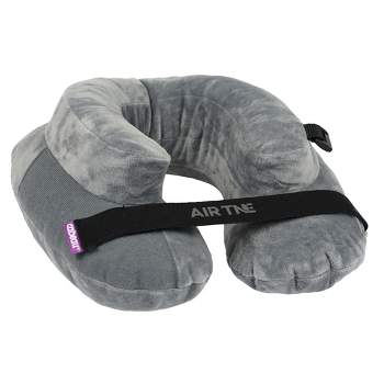 Neck Pillow Headrest Support Cushion - Clinical Grade Memory Foam for  Chairs, Recliners, Driving Bucket Seats (Plush Velvet, Gray)