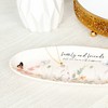 Pavilion Gift Company - Faith Floral Burst - Clear Zircon - 16.5"-18.5" Inspirational 18K Gold Plated Gift Set - Necklaces - 3 of 4