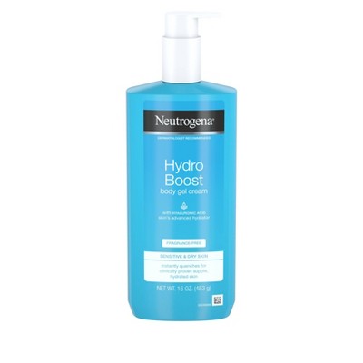 Neutrogena Hydro Boost Fragrance Free Body Gel Cream - 16oz