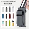 BABYYER Water Bottle Holder with Strap, Water Bottle Carrier Bag with Phone Pocket, Shoulder Hand Strap Insulated Neoprene 32oz - 4 of 4