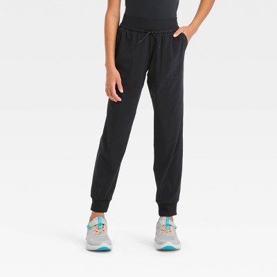  All in Motion Women's Lined Woven Joggers (as1, Alpha, m,  Regular, Regular, Black) : Clothing, Shoes & Jewelry