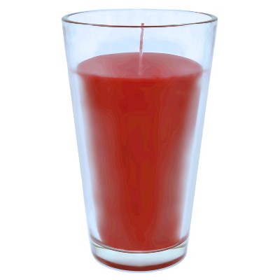 6.5oz Rosary Jar Candle Red - Continental Candle