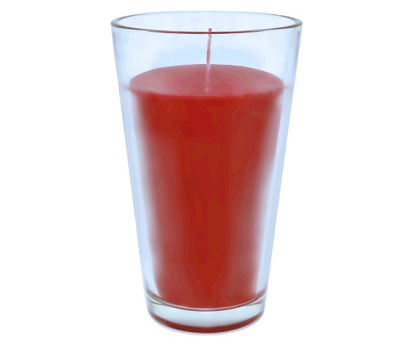 6.5oz Rosary Jar Candle Red - Continental Candle