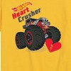 Boys' - Hot Wheels - Valentine's Heart Crusher Short Sleeve Graphic T-Shirt - 2 of 4