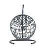 Kumasinova Cat Swing Bed,Hanging Hammock Cat Beds for Indoor Cats with Cushion,Breathable Wicker-Style Pet Bed for Cats,Small Dogs&Small Animals - 3 of 4