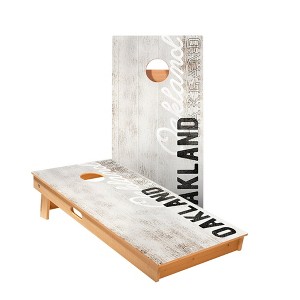 Skips Garage Oakland Vintage Gameday Cornhole Boards - ACA Star Series - 1 of 1