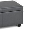 NicBex Ottoman With Storage, Multi-Functional Ottoman Foot Rest with Faux Leather Upholstered for Family Room, Living Room - 4 of 4