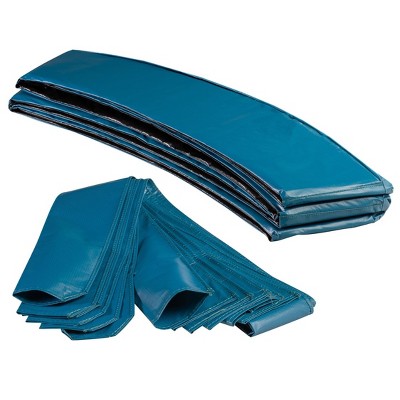 Upper Bounce Trampoline Appearance Replacement Set, Round Safety Pad with 8 Pole Sleeve Protectors