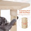 FDW 37 Inch Cat Tree Cat Tower Tall with Scratching Posts Cozy Condo Multi-Level Furniture Activity Center Cat Furniture for Indoor Cats - 3 of 4