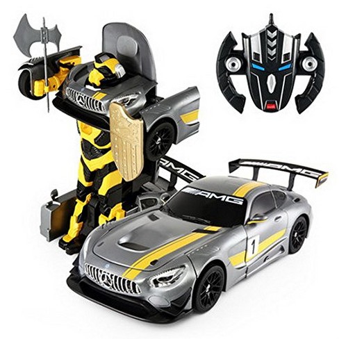 Canada compenseren val Ready! Set! Play! Link 1:14 Rc Mercedes-benz Gt3, Transformer Dancing Robot  Car (red, Gray, Blue, Yellow) : Target