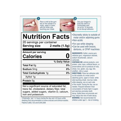 Oracoat Xylimelts For Dry Mouth Relief Slightly Sweet : Target