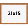 PosterPalooza | Classic Brown Picture Frame - UV Acrylic, Backing Board, Hanging Hardware Included - 2 of 4