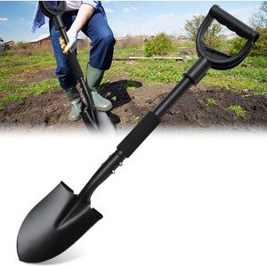 attop 31 inch Small Spade Shovel with Curved D-Handle - 1 of 3