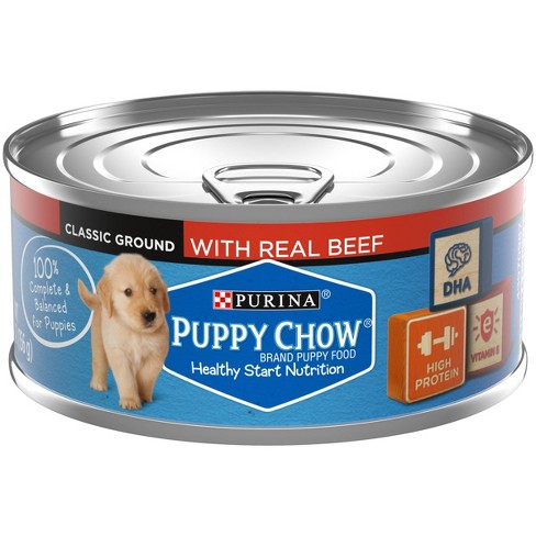 Puppy Chow with Chicken,Beef & Lamb Gravy Wet Dog Food - 5.5oz - image 1 of 4