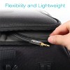FosPower Audio Cable 1FT (2 Pack), Stereo Audio 3.5mm Auxiliary Short Cord Male to Male Aux Cable for Car, Apple iPhone, iPod, iPad, Samsung Galaxy, - 4 of 4