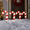 GE 52 LED Candy Cane Pathway Set 11.9-inch Tall Warm White 5FT - 2 of 4