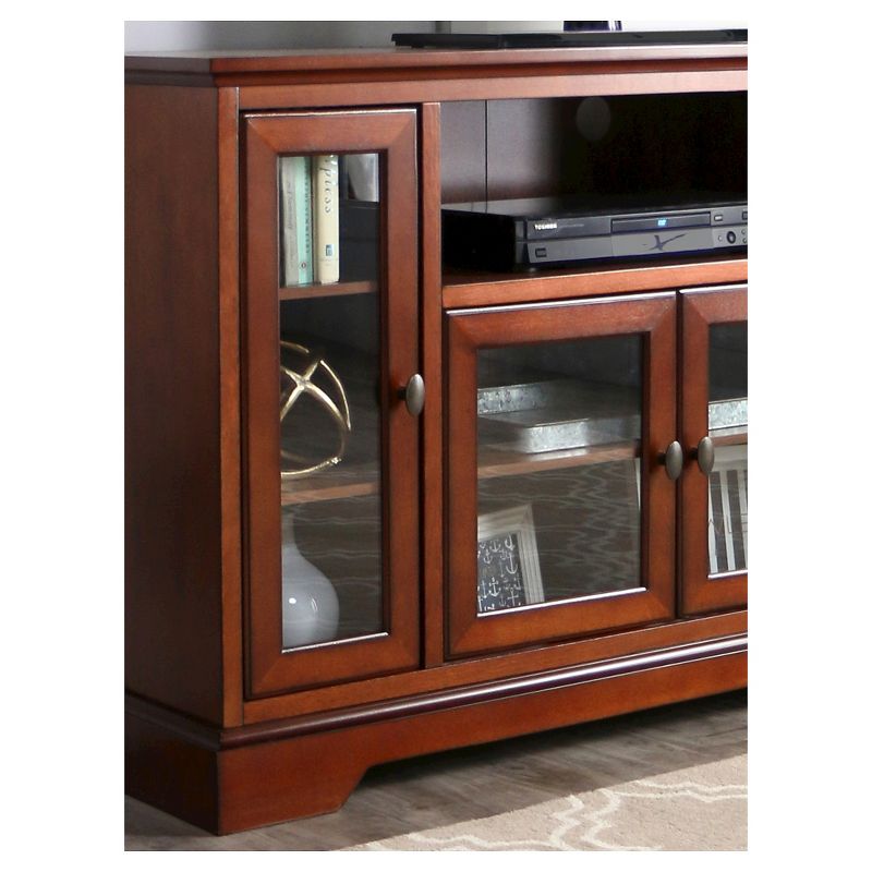 Glass Door Traditional Highboy TV Stand for TVs up to 58" - Saracina Home, 4 of 10