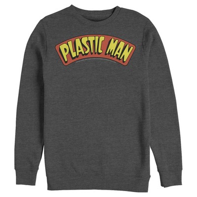 Men's Justice League Plastic Man Logo Sweatshirt