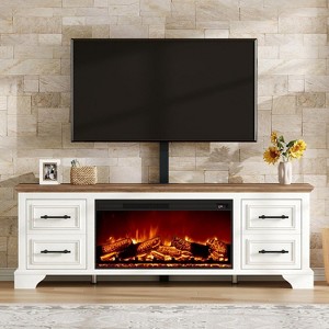 AMERLIFE 70" Fireplace TV Stand with Mount - 1 of 4