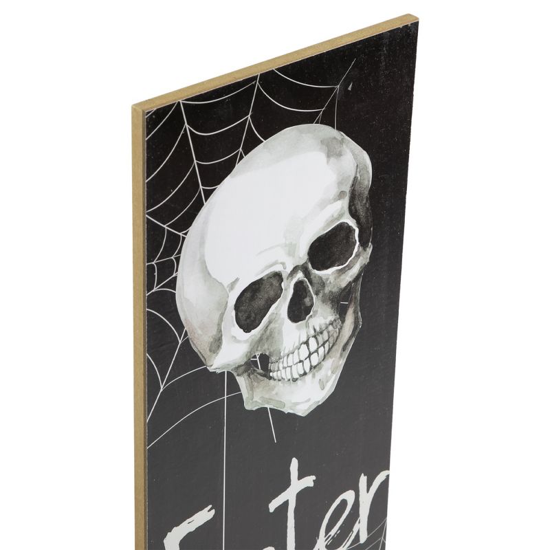 Northlight 36" Enter at Your Own Risk Wooden Halloween Porch Board Sign Decoration, 4 of 5