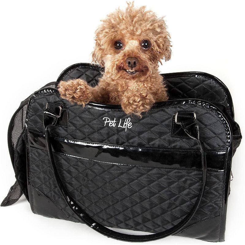Pet Life Exquisite' Handbag Fashion Pet Carrier, 1 of 4