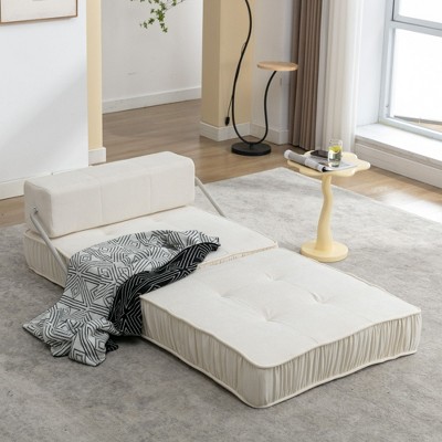 NicBex Convertible Sofa Bed Sleeper Sofa Chair Futon Sofa Bed 1 Seat Comfortable Removable Backrest for Apartments, Dormitories