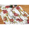 C&F Home Poinsettia Christmas Runner - image 4 of 4