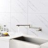 Silver Wall-Mount Faucet: Modern Bathroom Elegance - 3 of 4