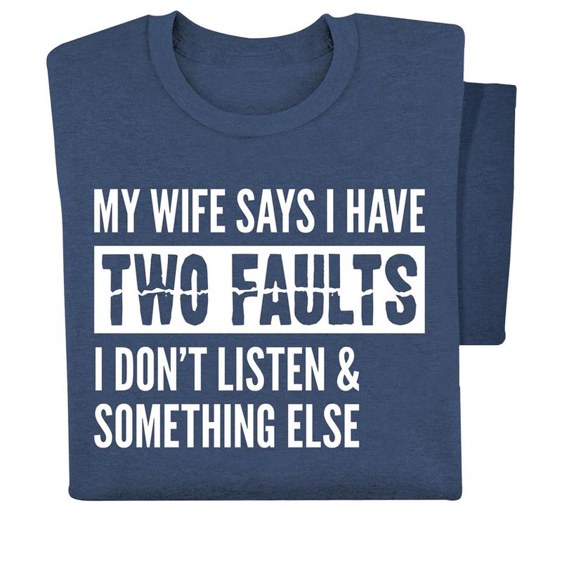 Collections Etc Two Faults Tee, 3 of 5