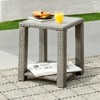 Spruce & Spring Outdoor Wicker Patio Furniture Swivel Chair - 4 of 4