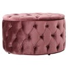 Zelfa New Velvet Ottoman - Christopher Knight Home - 2 of 4
