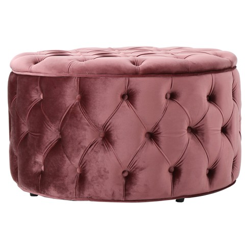 Target deals velvet ottoman