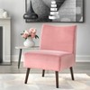 Petula Velvet Armless Accent Chair - angelo:Home - 2 of 4