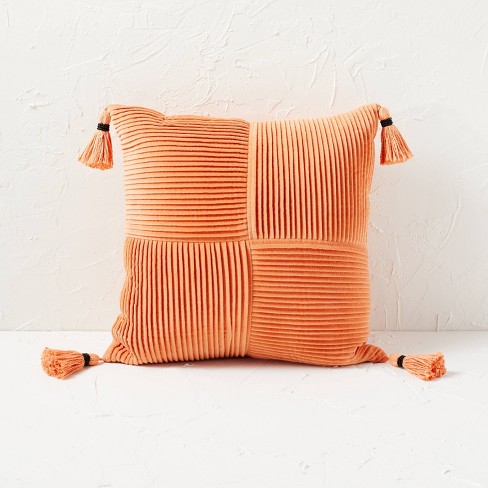 Pleated velvet pillow sale