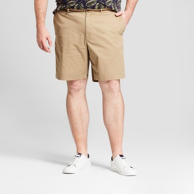 big mens khaki shorts