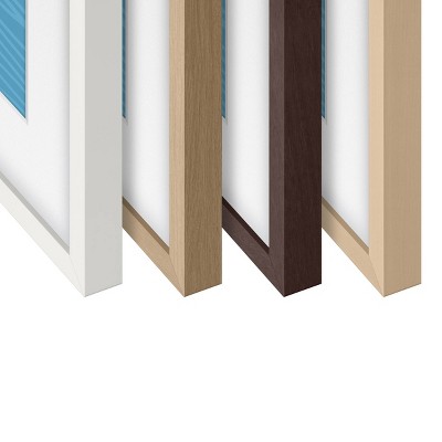Modern Brown Magnetic Customizable Bezel for 43" The Frame TV