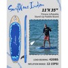 FIONECA 11' Inflatable Stand Up Paddle Board ¨C 34'' Wide, 6'' Thick, with Full Accessories Kit - 3 of 4