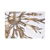 Elegant Lighting Priscilla 23 inch flush mount in silver leaf - 4 of 4