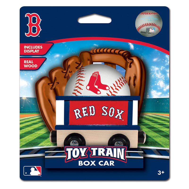 MasterPieces Wood Train Box Car - MLB Boston Red Sox, 3 of 6