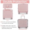 TOBILI 18" Carry On Luggage,Hard Shell Suitcase Built-In TSA Luggage Lock, Hardside Lightweight PC Travel Suitcase for Women Men - 4 of 4