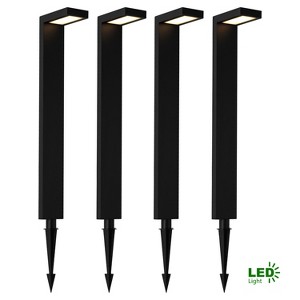 C Cattleya  21" 4.5W Low Voltage Black Aluminum LED Outdoor Landscape Path Lights - 1 of 4