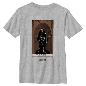 Boy's Marvel: Agatha All Along Dead Tarot Card T-Shirt - 1 of 4