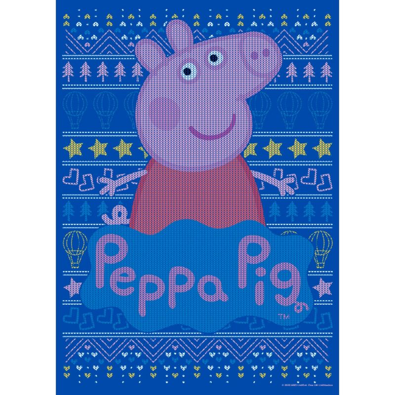 Boy's Peppa Pig Distressed Christmas Sweater T-Shirt, 2 of 6