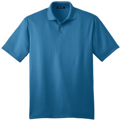 Mafoose Men's Short Sleeve Moisture-Wicking Performance Fine Jacquard Polo Shirt