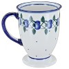 Blue Rose Polish Pottery 14C WR Unikat Pedestal Mug - 2 of 2