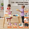 VEVOR Sensory Table for Toddlers, Kids Activity Table with 3 Foldable Storage Bins & Double-Sided Board, Indoor/Outdoor Play Sand and Water Table - 3 of 4