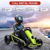 24V Ride-On Go Kart, Electric Battery-Powered Drift Kart with Dual 300W Motors, 8 MPH, Music & Horn, Outdoor Electric Car for Ages 8+ - 3 of 4
