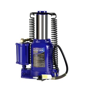 32-Ton Hydraulic Bottle Jack 10.4"-16.3" Lifting Range Low Profile Air Jack Manual Jack With Handle Vehicles Maintenance - 1 of 4